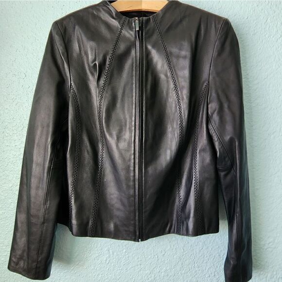 SIENNA STUDIO leather jacket G III - Picture 2 of 15